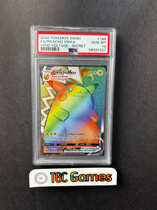 Pikachu VMAX Vivid Voltage 188/185 PSA 10
