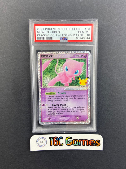 Mew ex 25th Celebrations Classic Collection 88/92 PSA 10