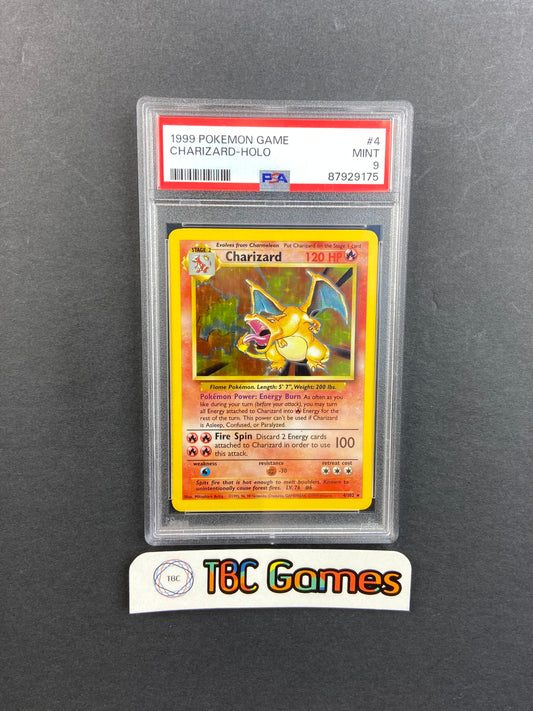 Charizard Base Set Holo 4/102 PSA 9
