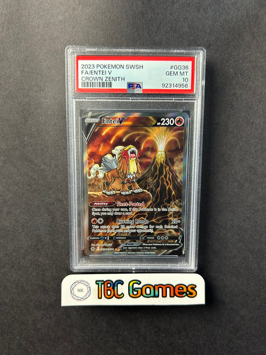 Entei V Crown Zenith GG36/GG70 PSA 10