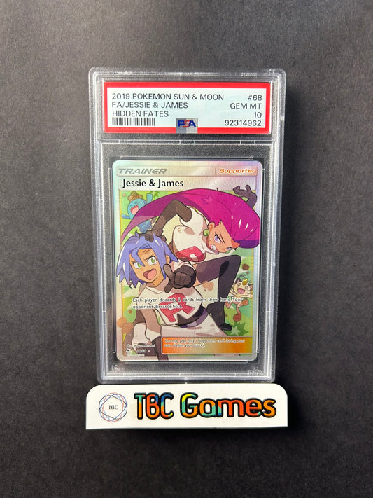 Jessie & James Hidden Fates 68/68 PSA 10