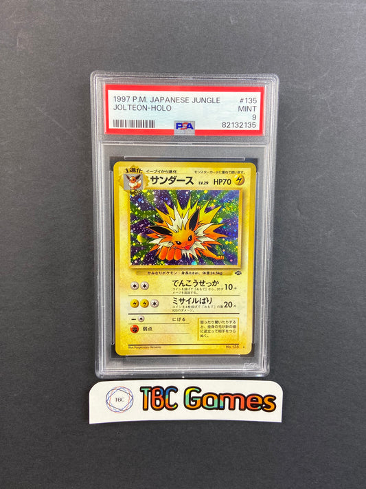 Jolteon Jungle Holo Japanese PSA 9