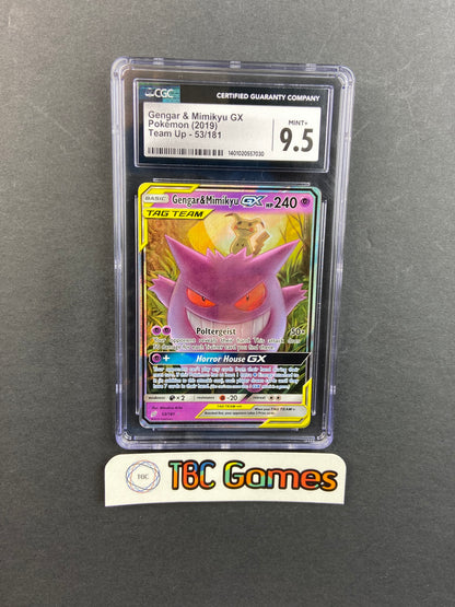 Gengar & Mimikyu GX Team Up 53/181 CGC 9.5 TBC Games Gengar & Mimikyu GX Team Up 53/181 CGC 9.5 TBC Games