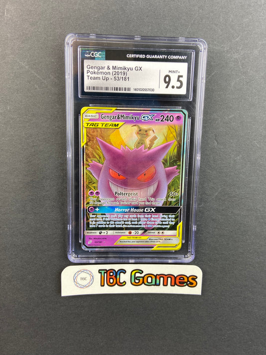 Gengar & Mimikyu GX Team Up 53/181 CGC 9.5