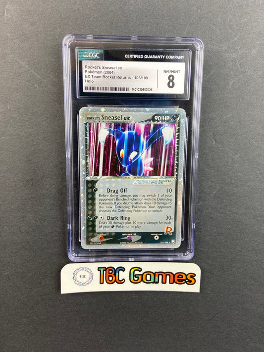 Rocket's Sneasel ex Team Rocket Returns 103/109 CGC 8
