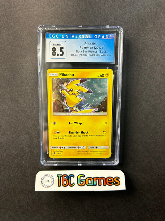 Pikachu Sidekick Collection Holo SM98 CGC 8.5