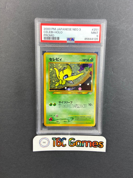 Celebi Neo File 3 Holo Japanese PSA 9