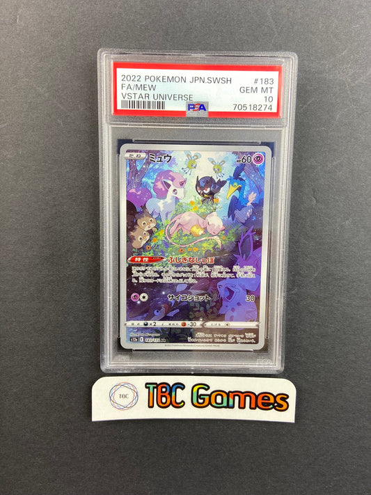 Mew VSTAR Universe s12a 183/172 Japanese PSA 10