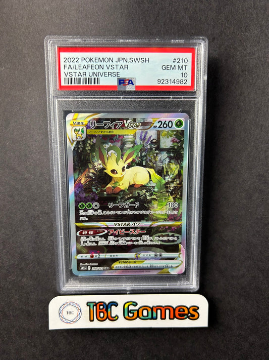 Leafeon VSTAR Universe s12a 210/172 SAR Japanese PSA 10