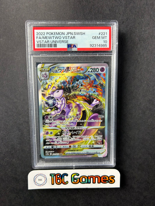Mewtwo VSTAR Universe s12a 221/172 SAR Japanese PSA 10