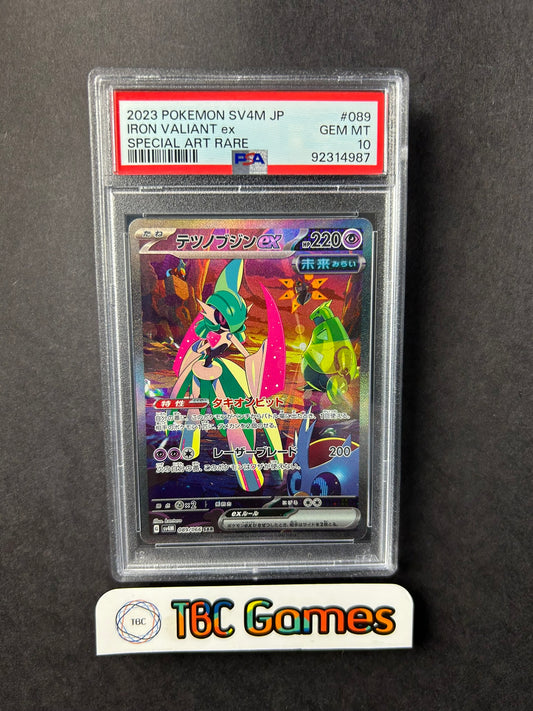 Iron Valiant ex Future Flash sv4M 089/066 SAR Japanese PSA 10