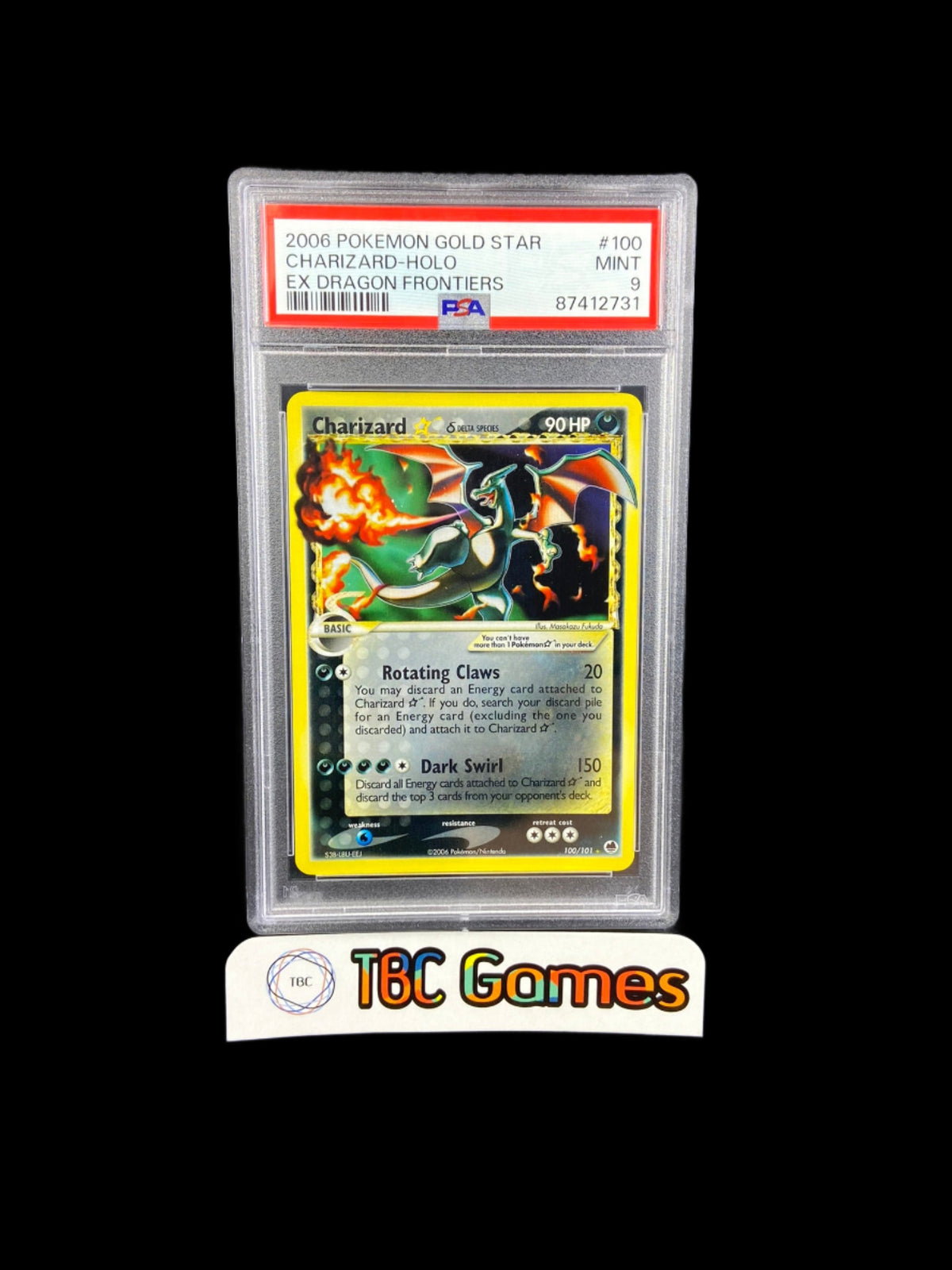 pokemon card charizard gold star Dragon Frontiers 100/101 PSA 9 – TBC Games Style:Sol Ring One Piece Illustration Art Cards Encased in a durable #finalfantasy #mtg #magicthegathering #ffxiii