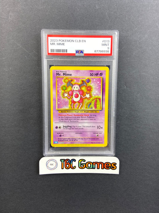 Mr. Mime Classic Game CLB 013/034 PSA 9