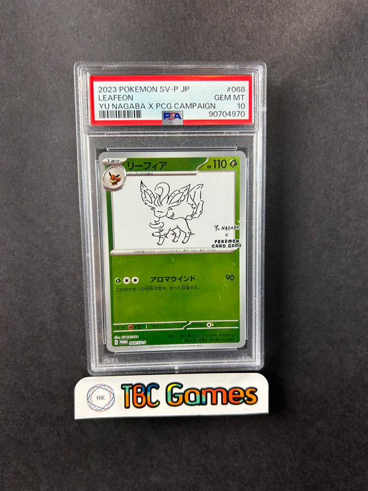 Leafeon Yu Nagaba PCG Campaign 068/SV-P Japanese PSA 10