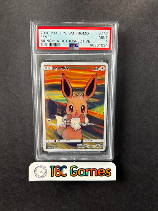 Eevee Scream Munch Retrospective 287/SM-P Japanese PSA 9