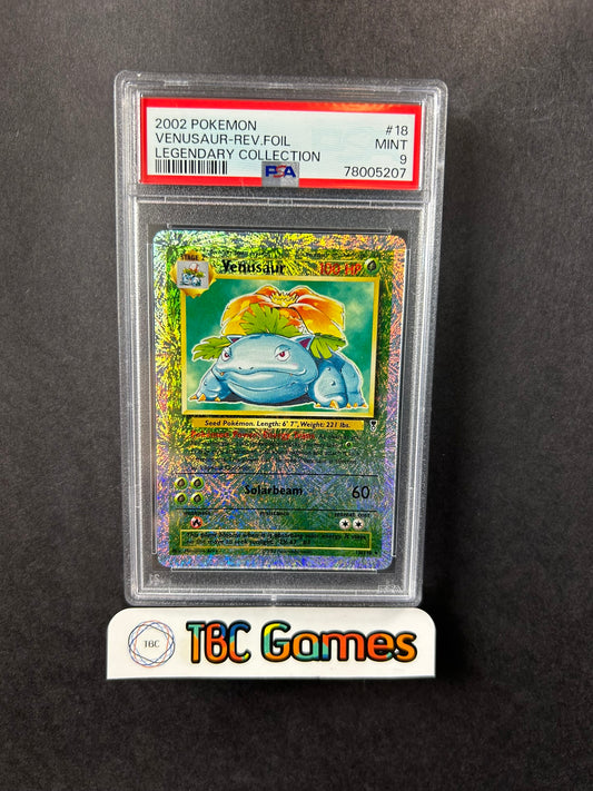 Venusaur Legendary Collection Reverse Holo 18/110 PSA 9