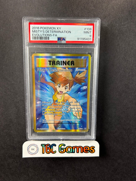 Misty's Determination Evolutions 108/108 PSA 9