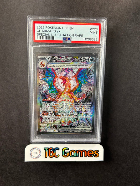 Charizard ex Obsidian Flames OBF 223/197 PSA 9