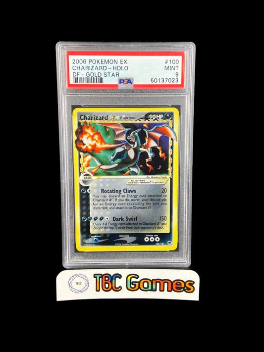 Charizard Gold Star Dragon Frontiers 100/101 PSA 9