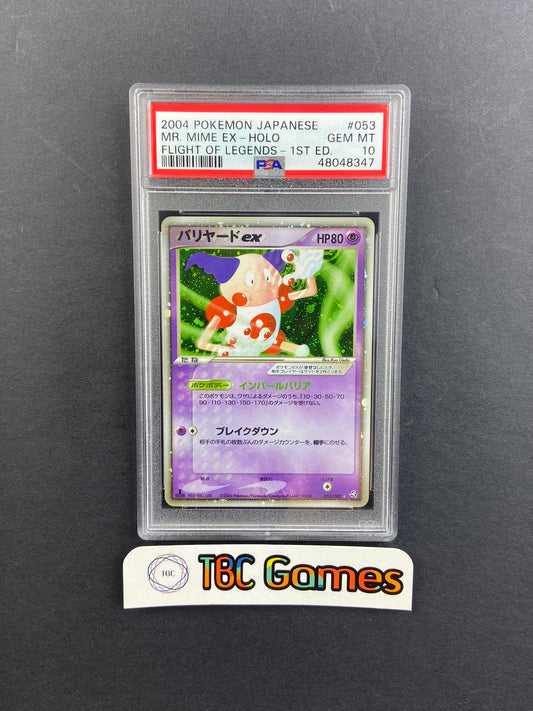 Mr Mime ex Flight of Legends 1st Edition 053/082 Japanese PSA 10