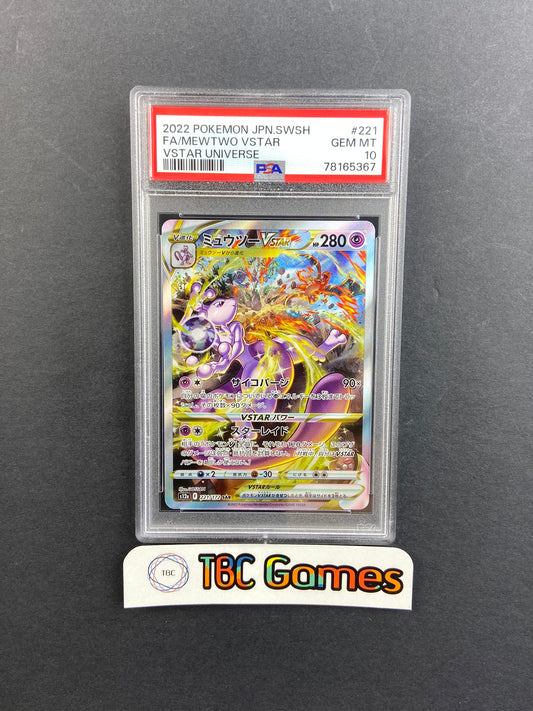 Mewtwo VSTAR Universe s12a 221/172 Japanese PSA 10