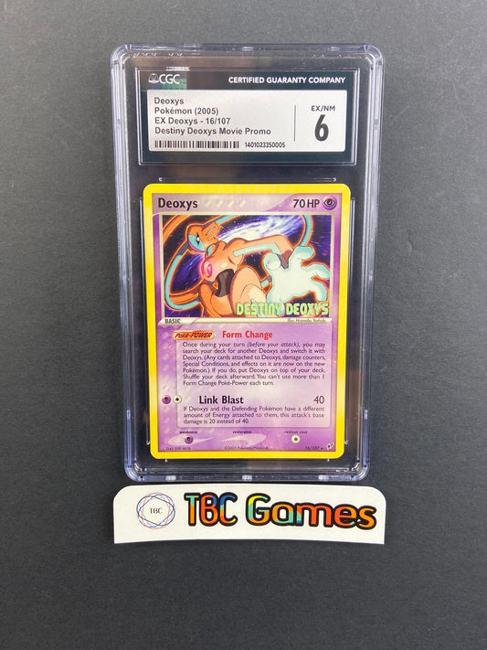 Destiny Deoxys Stamp Movie Promo 16/107 CGC 6