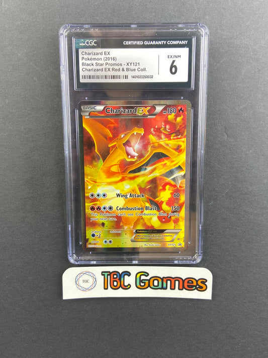 Charizard EX XY121 Red & Blue Collection CGC 6