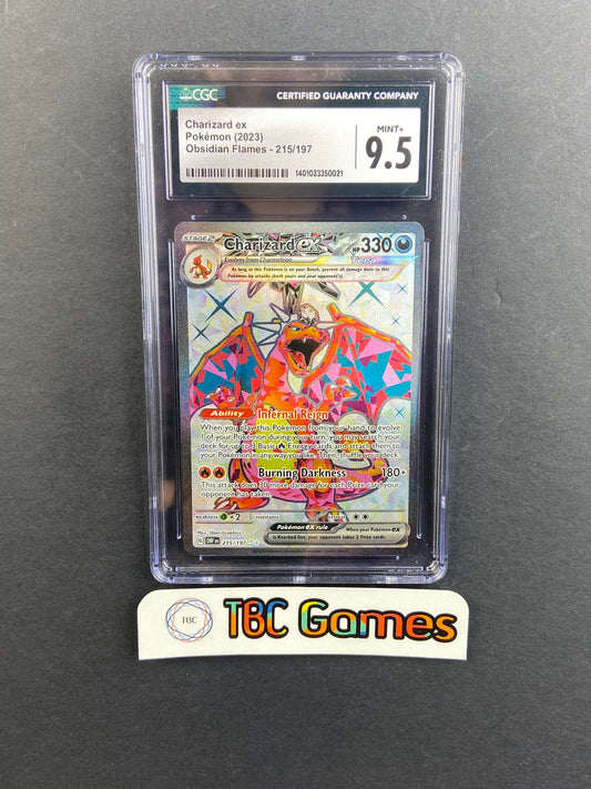 Charizard ex Obsidian Flames 215/197 CGC 9.5
