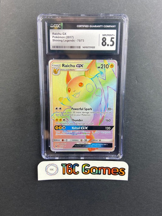 Raichu GX Shining Legends 75/73 CGC 8.5