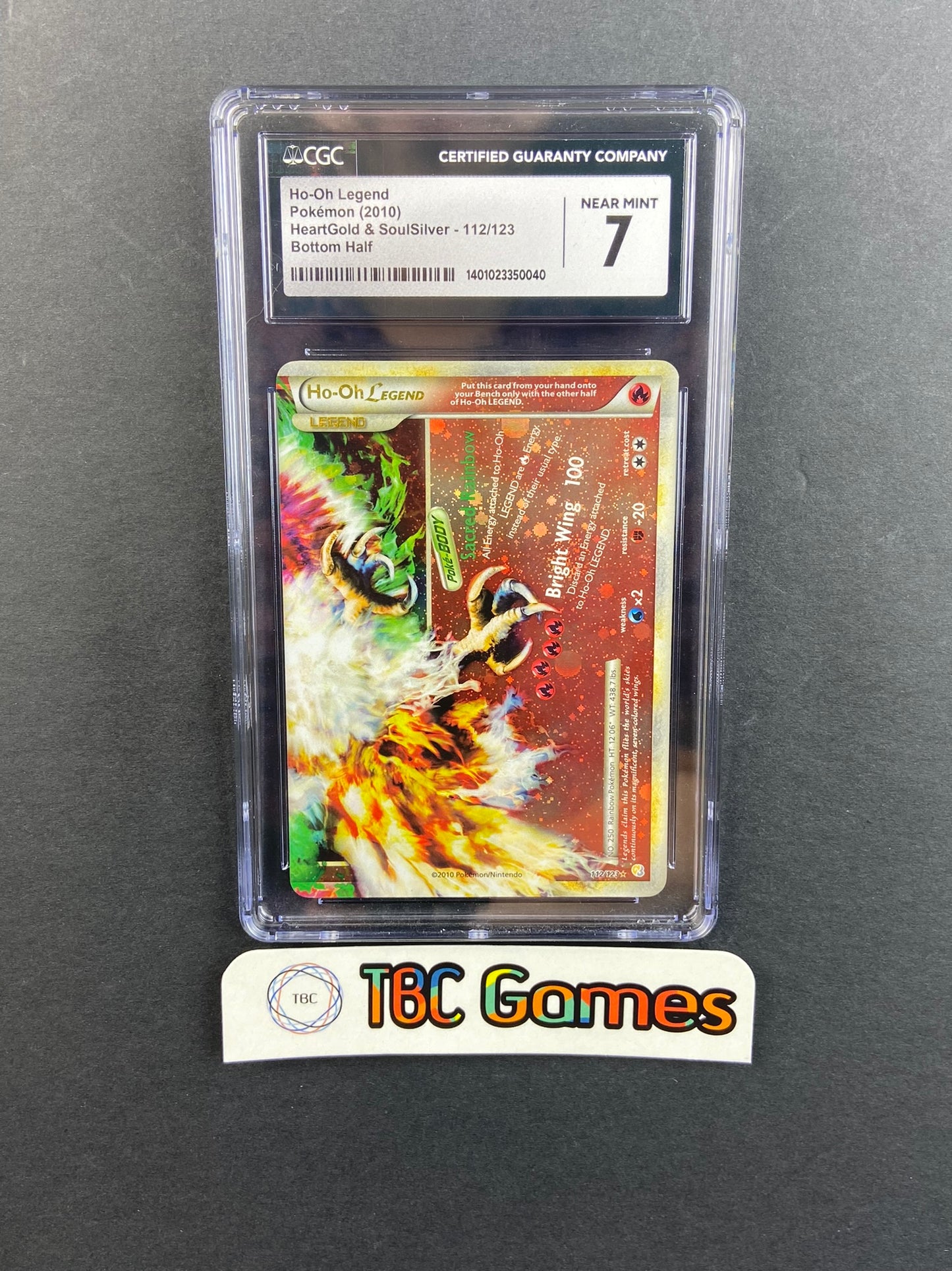 Ho-Oh Legend Bottom Heartgold SoulSilver 112/123 CGC 7