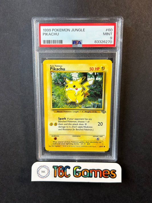 Pikachu Jungle Unlimited 60/64 PSA 9