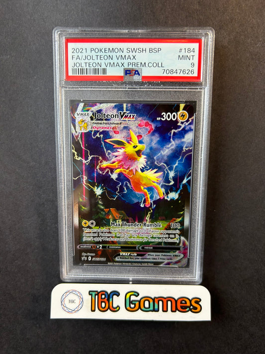 Jolteon VMAX SWSH184 Premium Collection PSA 9