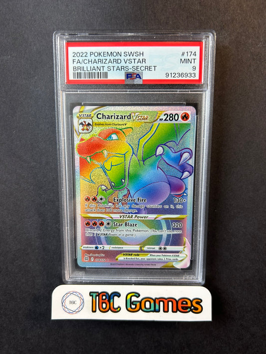 Charizard VSTAR Brilliant Stars 174/172 PSA 9