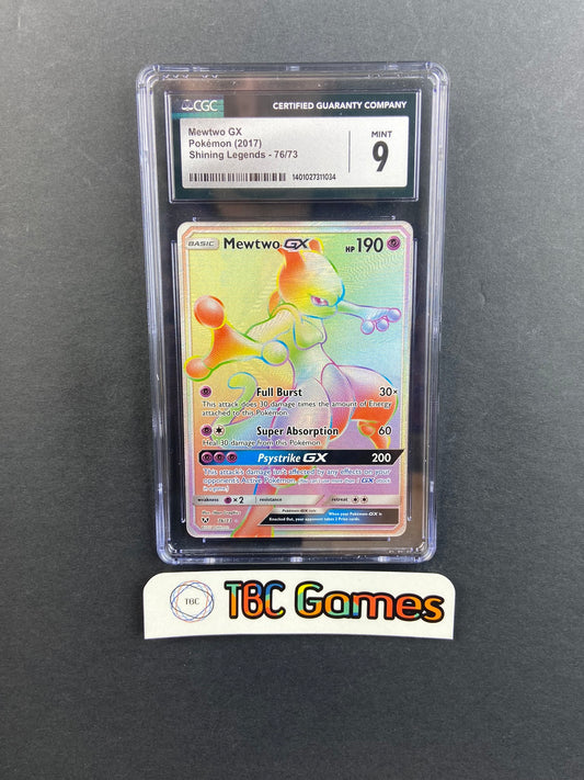 Mewtwo GX Shining Legends 76/73 CGC 9