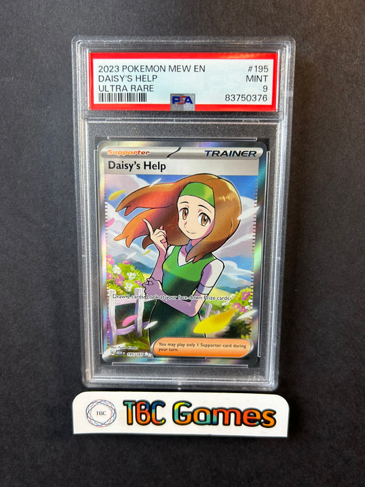Daisy's Help Pokemon 151 195/165 PSA 9
