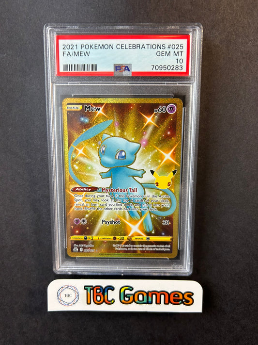 Mew Celebrations 25th Anniversary 025/025 PSA 10