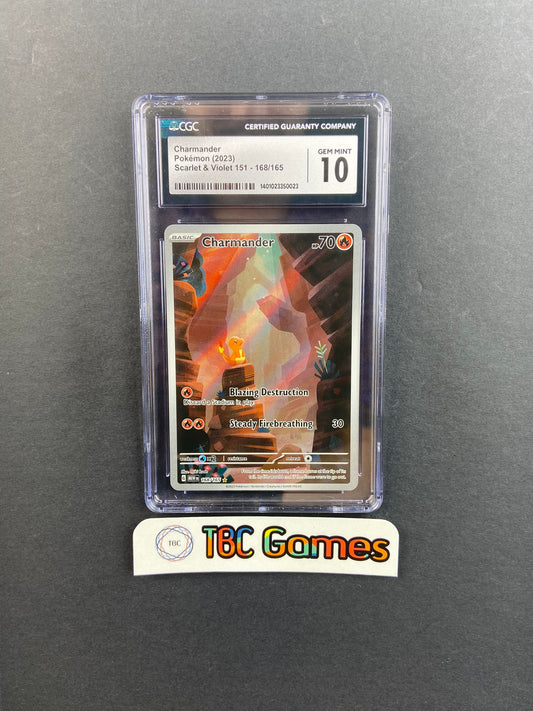Charmander 151 168/165 CGC 10
