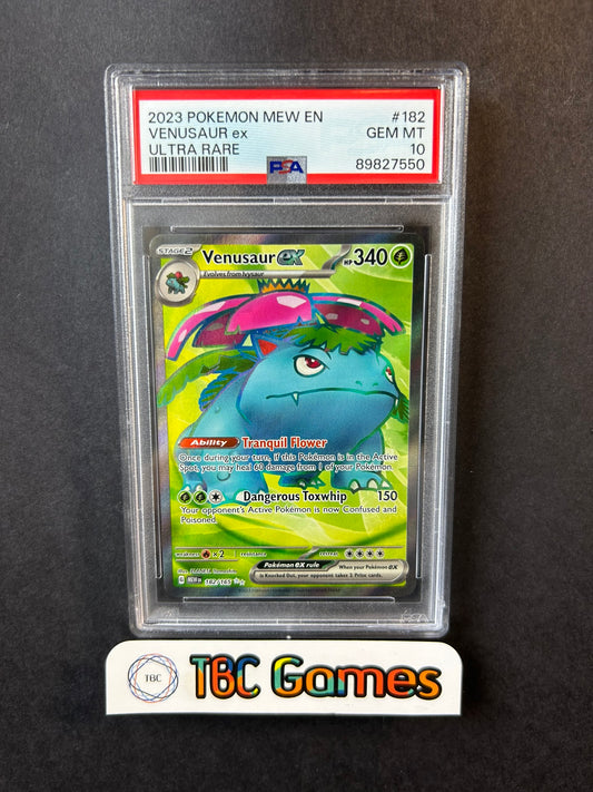 Venusaur ex 151 MEW 182/165 PSA 10