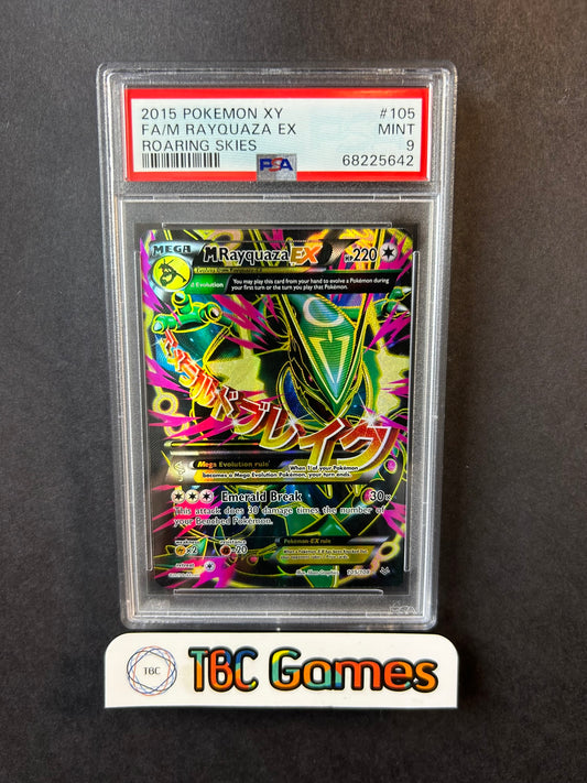 M Rayquaza EX Roaring Skies 105/108 PSA 9