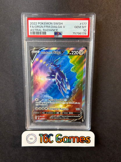 Origin Forme Dialga V Astral Radiance Alt Art 177/189 PSA 10