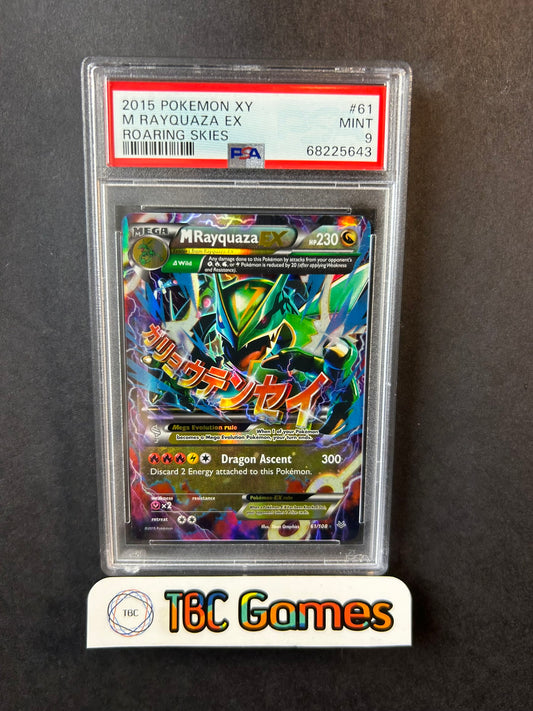 M Rayquaza EX Roaring Skies 61/108 PSA 9