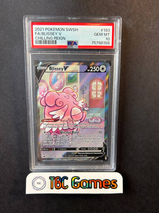 Blissey V Chilling Reign Alt Art 183/198 PSA 10