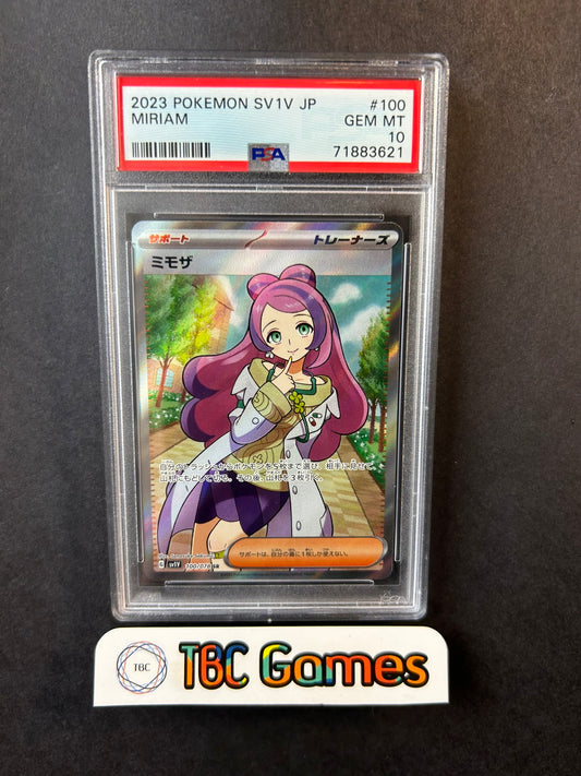 Miriam Scarlet & Violet sv1V 100/078 Japanese PSA 10