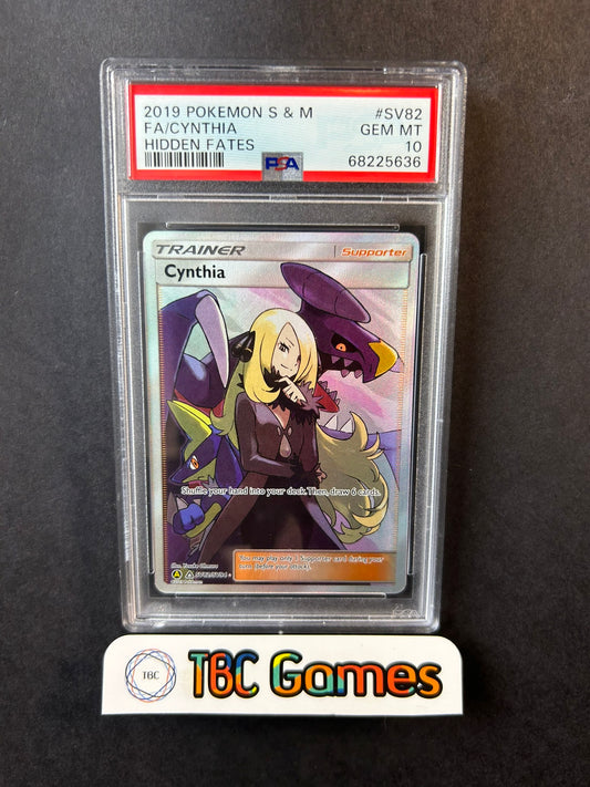 Cynthia Hidden Fates SV82/SV94 PSA 10