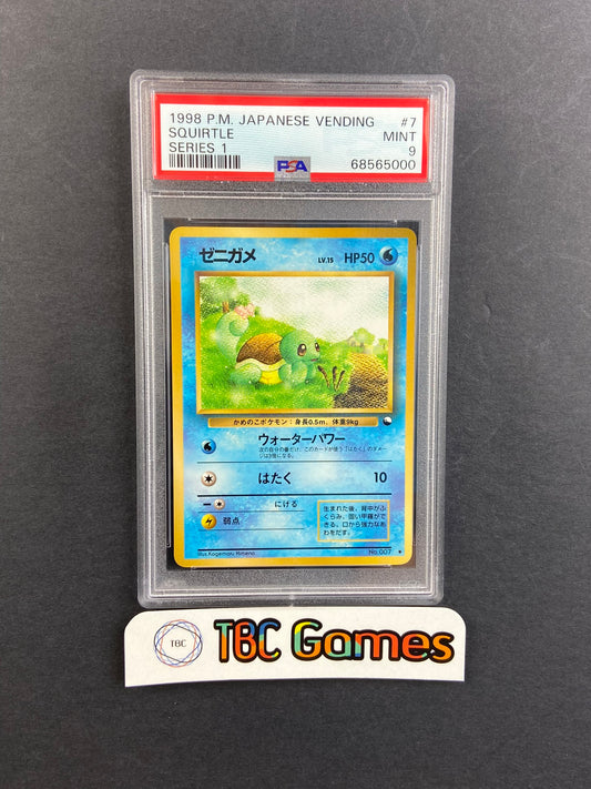 Squirtle Vending Series 1 Japanese PSA 9