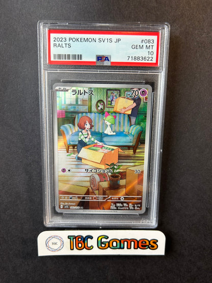 Ralts Kirlia Gardevoir ex sv1S 101/078 Japanese Sequential PSA 10 TBC Games Ralts Kirlia Gardevoir ex sv1S 101/078 Japanese Sequential PSA 10 TBC Games