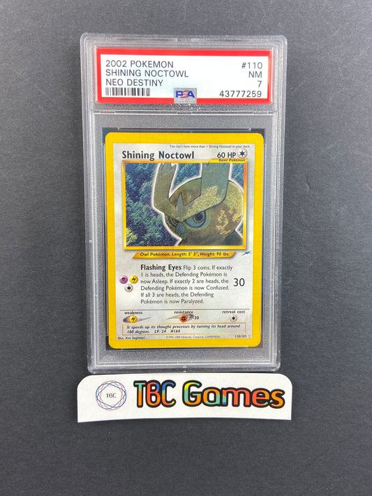 Shining Noctowl Neo Destiny 110/105 PSA 7