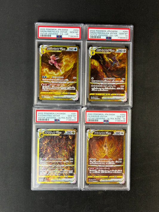 Origin Forme Palkia Dialga Giratina Arceus VSTAR s12a Japanese Sequential PSA 10