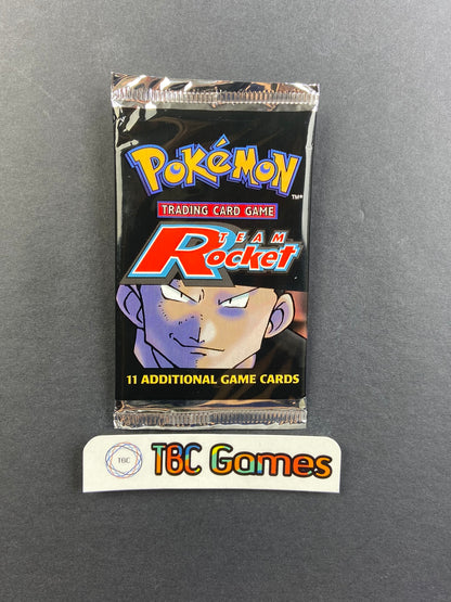 Pokemon TCG: Team Rocket Unlimited Booster Pack (Giovanni) TBC Games Pokemon TCG: Team Rocket Unlimited Booster Pack (Giovanni) TBC Games