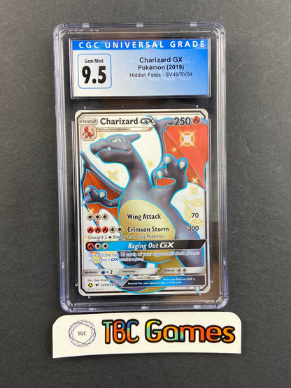 Charizard GX Hidden Fates SV49/SV94 CGC 9.5